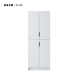 4 Door Cabinet 6 Tier Display Shoe Cabinet 160cm — 1