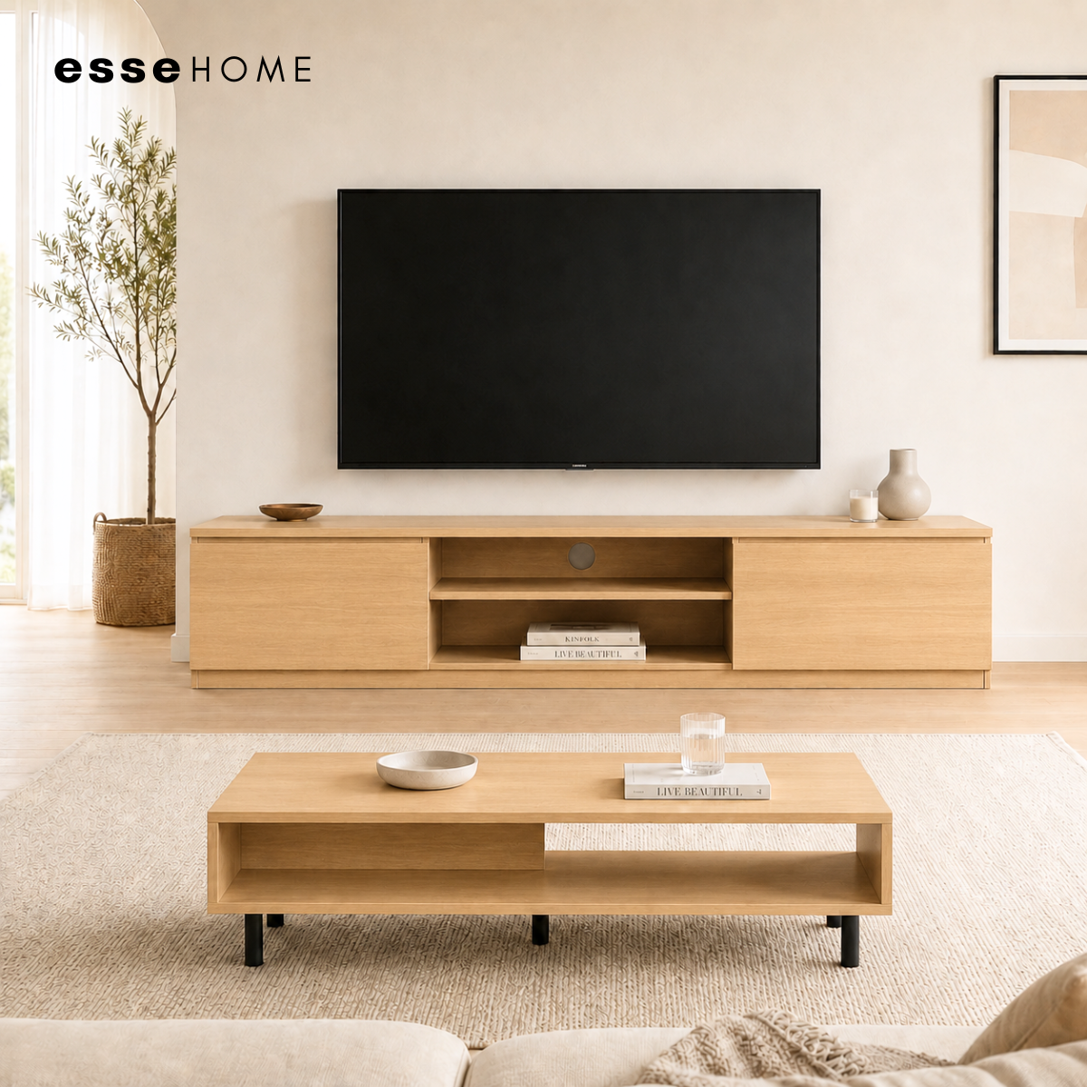 6ft Floor TV Cabinet 180cm — 4