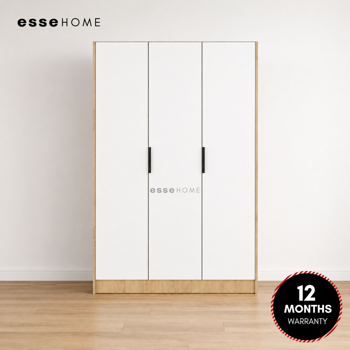 Alo Premium 3 Door Wardrobe H192cm W120cm D45cm — 5