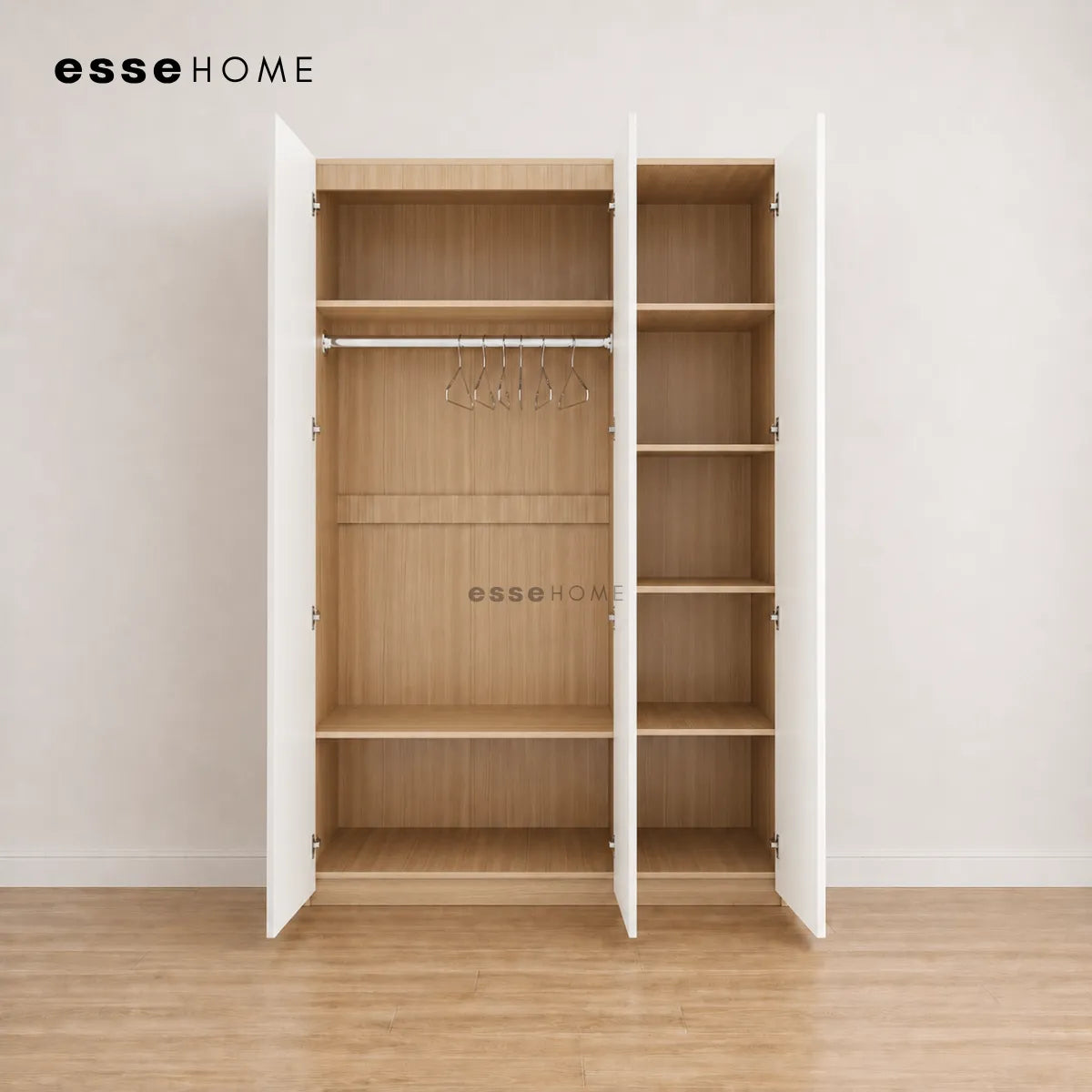 Alo Premium 3 Door Wardrobe H192cm W120cm D45cm — 7