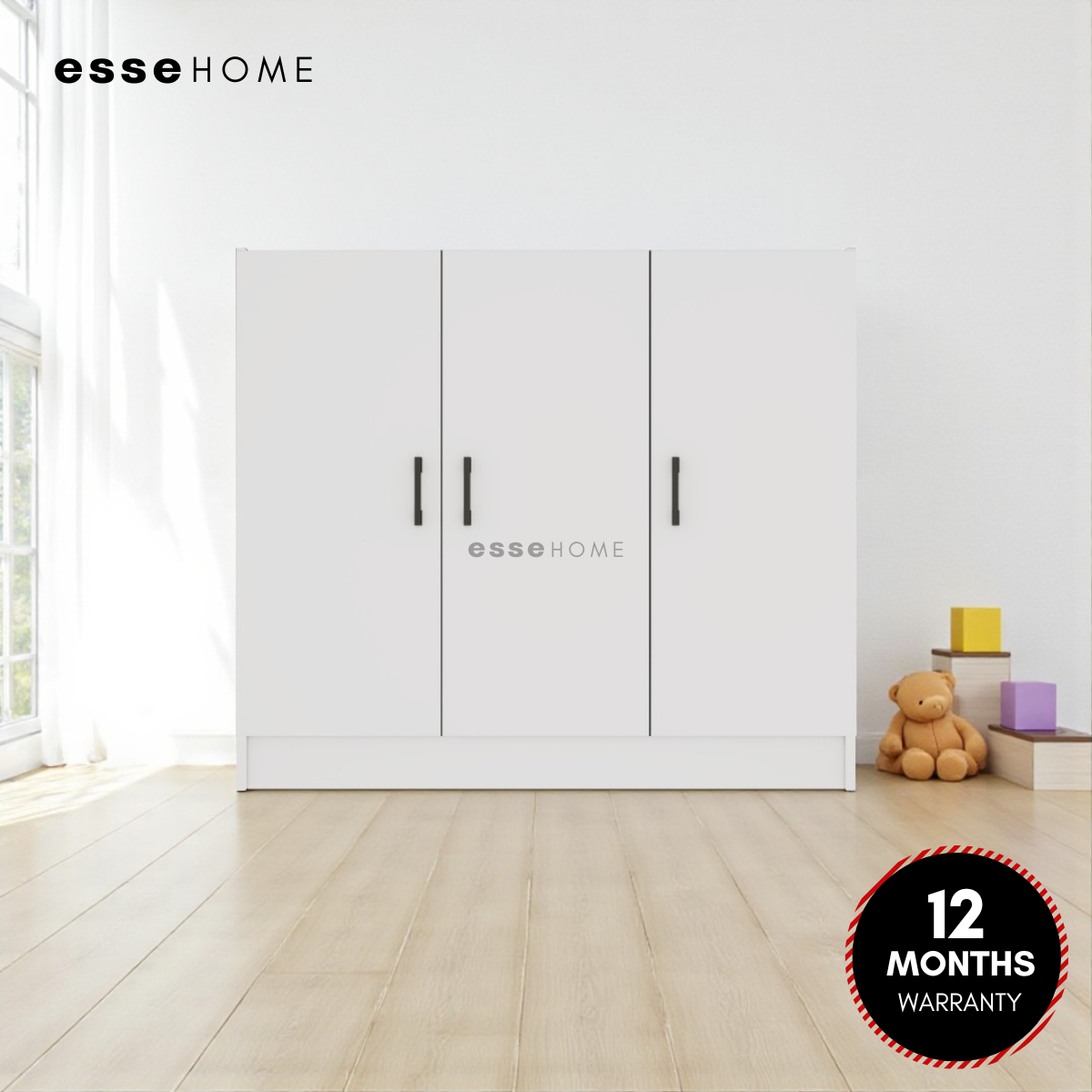 3 Door Kid Wardrobe Cabinet — 2