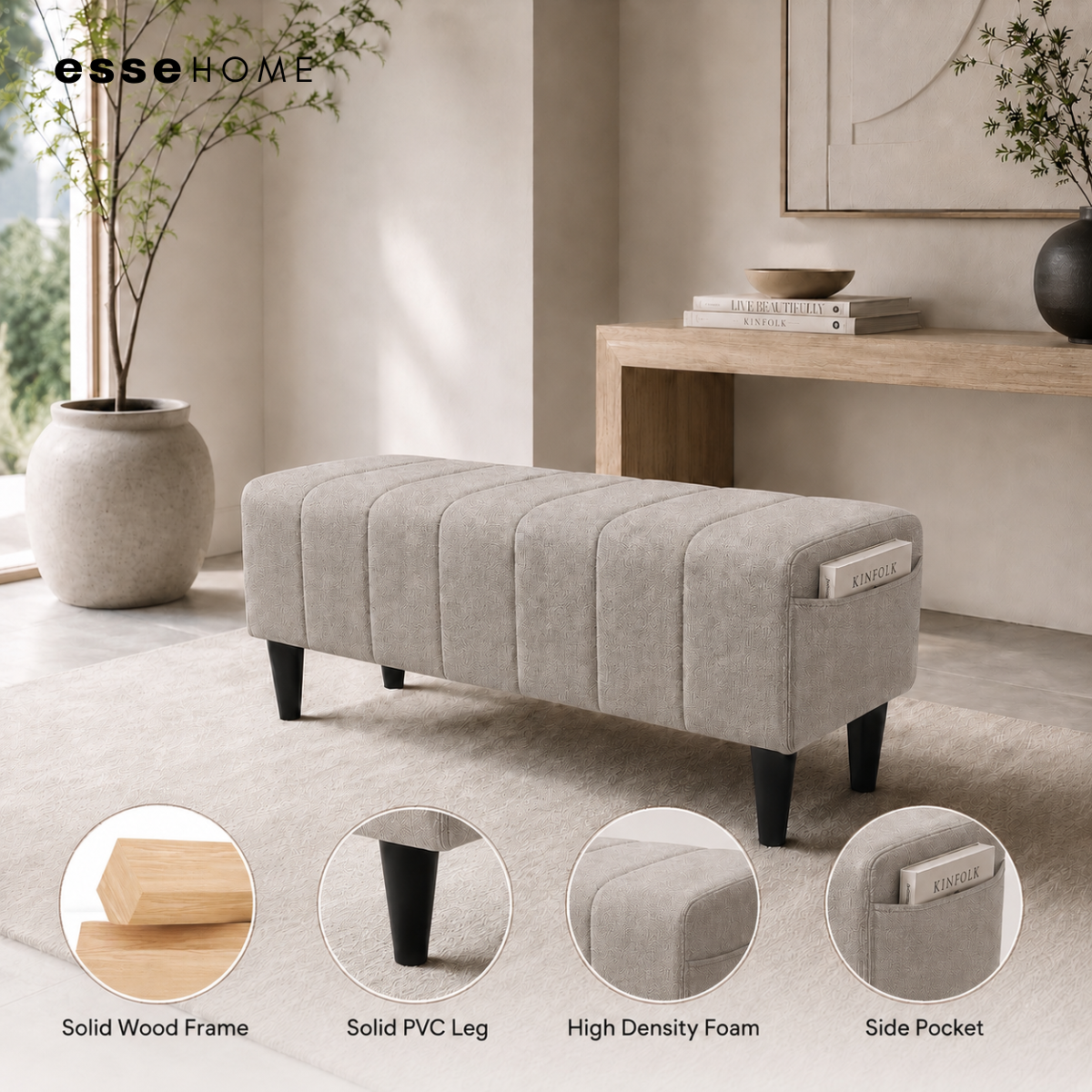 Long Stool Sofa Bench — 3