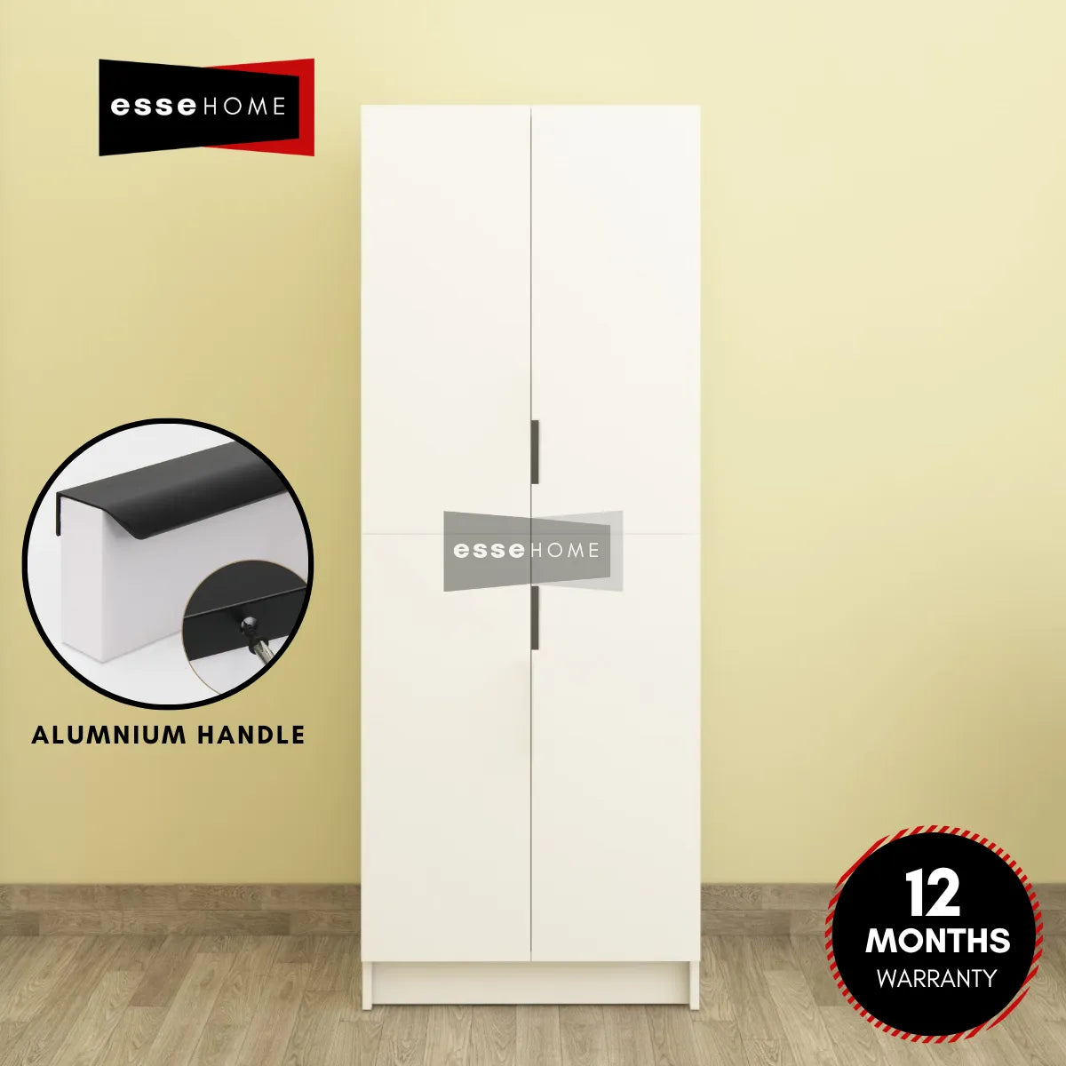 4 Door Cabinet 6 Tier Display Shoe Cabinet 160cm — 2