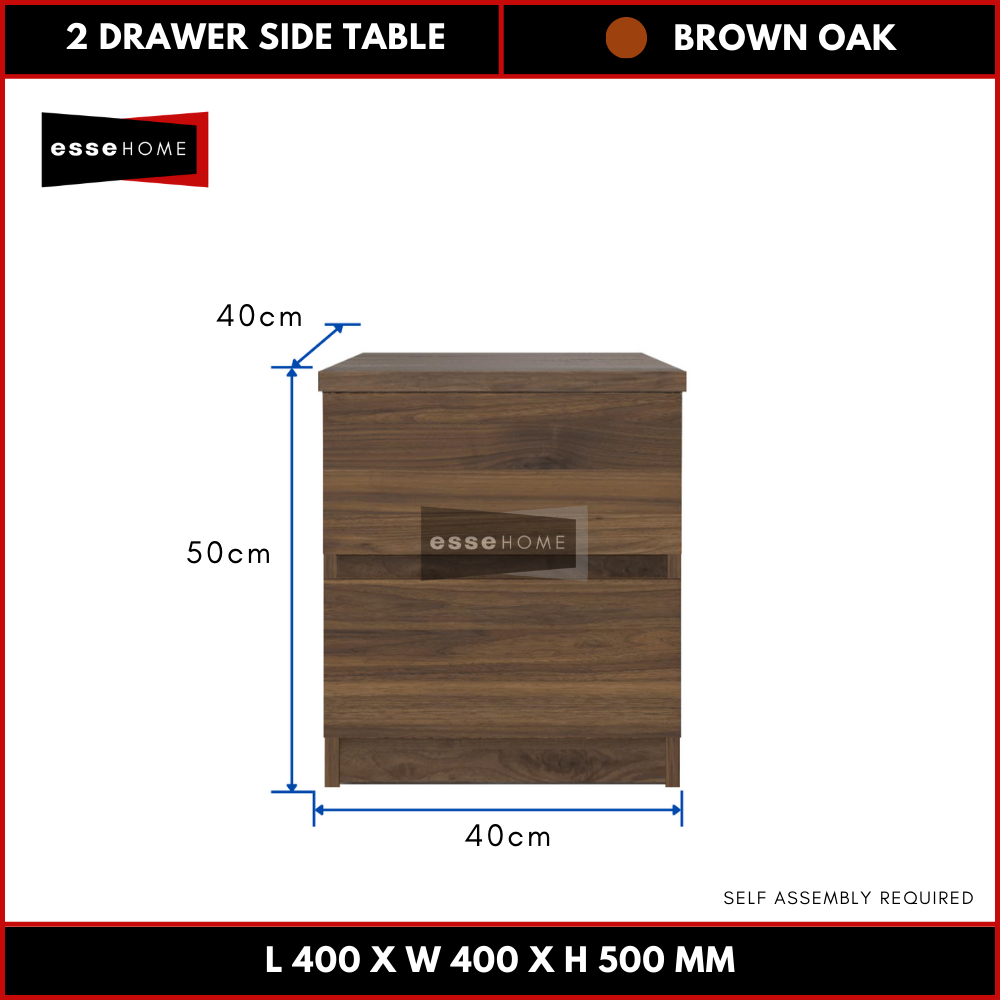Side Table with Drawer 50cm — 6