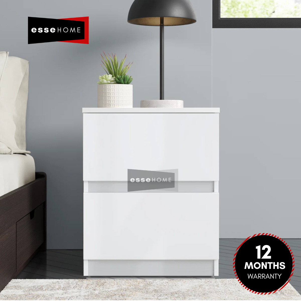 Side Table with Drawer 50cm — 2