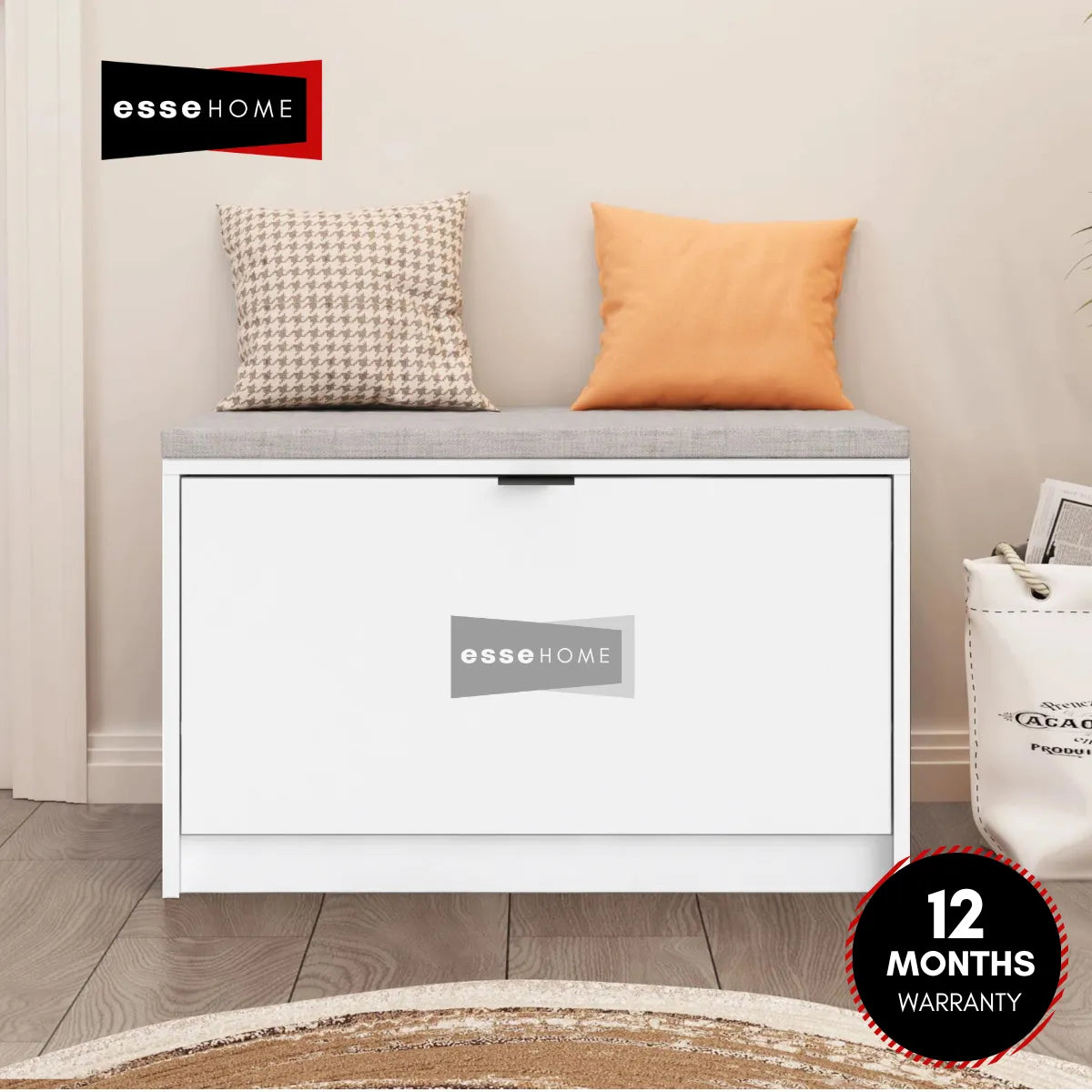 Shoe Bench Cabinet 46cm — 2