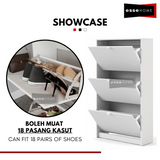 3 Layer Shoe Cabinet 118cm — 3