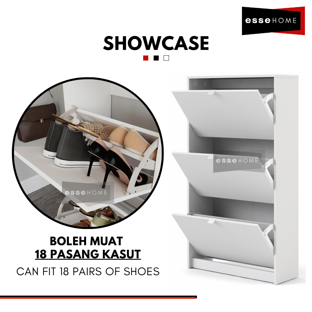 3 Layer Shoe Cabinet 118cm — 3