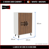 2 Door Side Cabinet 85cm — 6