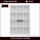12 Box Book Shelf 175cm — 5