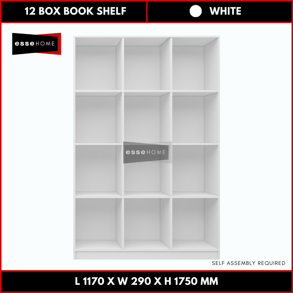12 Box Book Shelf 175cm — 5