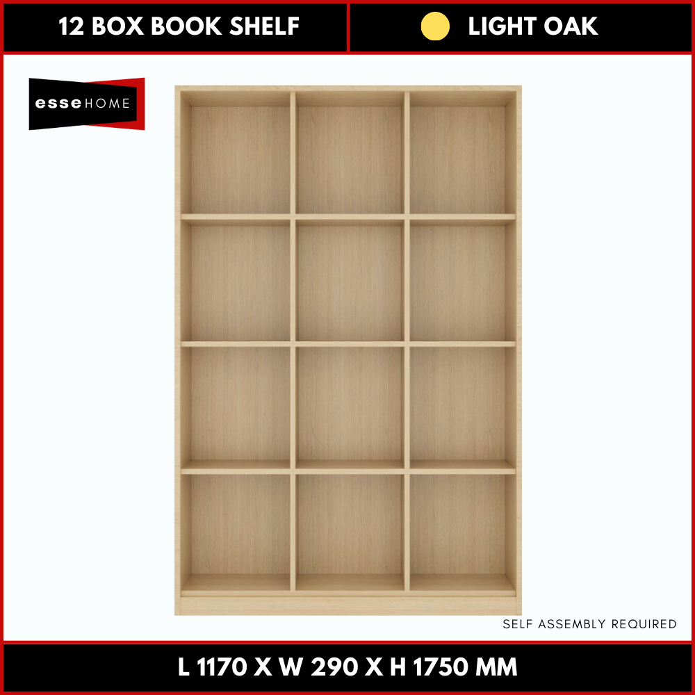 12 Box Book Shelf 175cm — 7