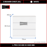 3 Layer Chest Drawer Size XL 80cm — 6