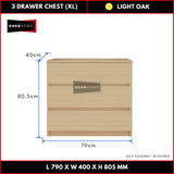 3 Layer Chest Drawer Size XL 80cm — 8