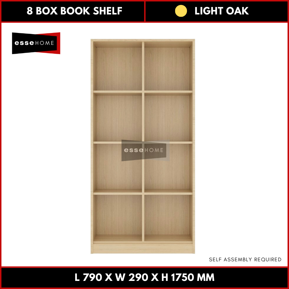 8 Box Book Shelf 175cm — 8
