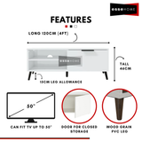 4ft TV Cabinet with Leg 120cm — 3