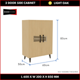 2 Door Side Cabinet 85cm — 10