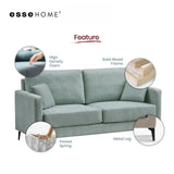 Sofa Lily 3 Seater Easy Clean Fabric with Pocket Spring — 2