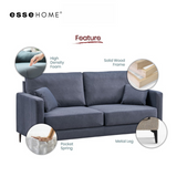 Sofa Lily 3 Seater Easy Clean Fabric with Pocket Spring — 7