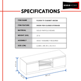 6ft Floor TV Cabinet 180cm — 6