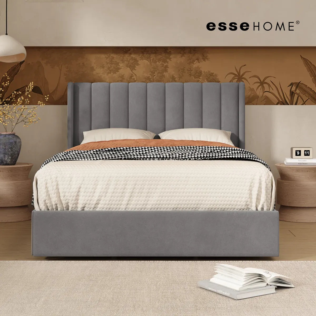 Kosmo Bed Frame Divan Bed Katil Fabrik Upholstered Bed B800 — 2