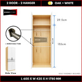 2 Door Wardrobe 178cm — 15