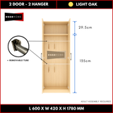 2 Door Wardrobe 178cm — 14