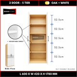 2 Door Wardrobe 178cm — 20