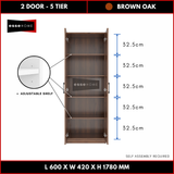 2 Door Wardrobe 178cm — 18