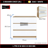 3 Layer Chest Drawer Size XL 80cm — 9
