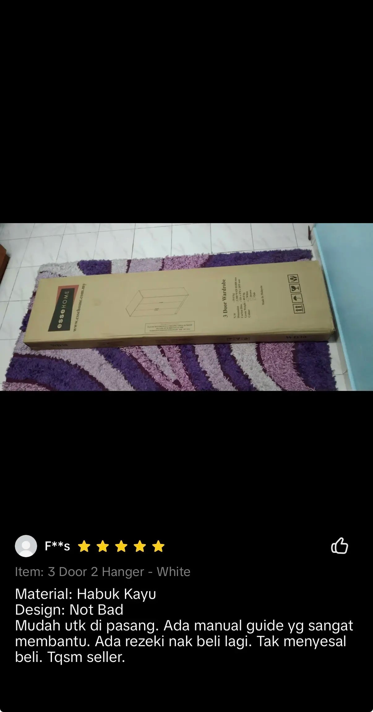 Shopee customer review screenshot 3