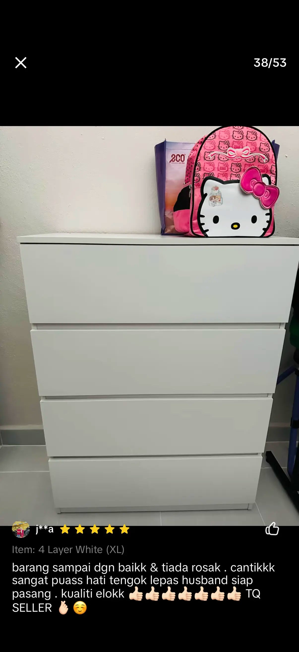 TikTok Shop customer review screenshot 3